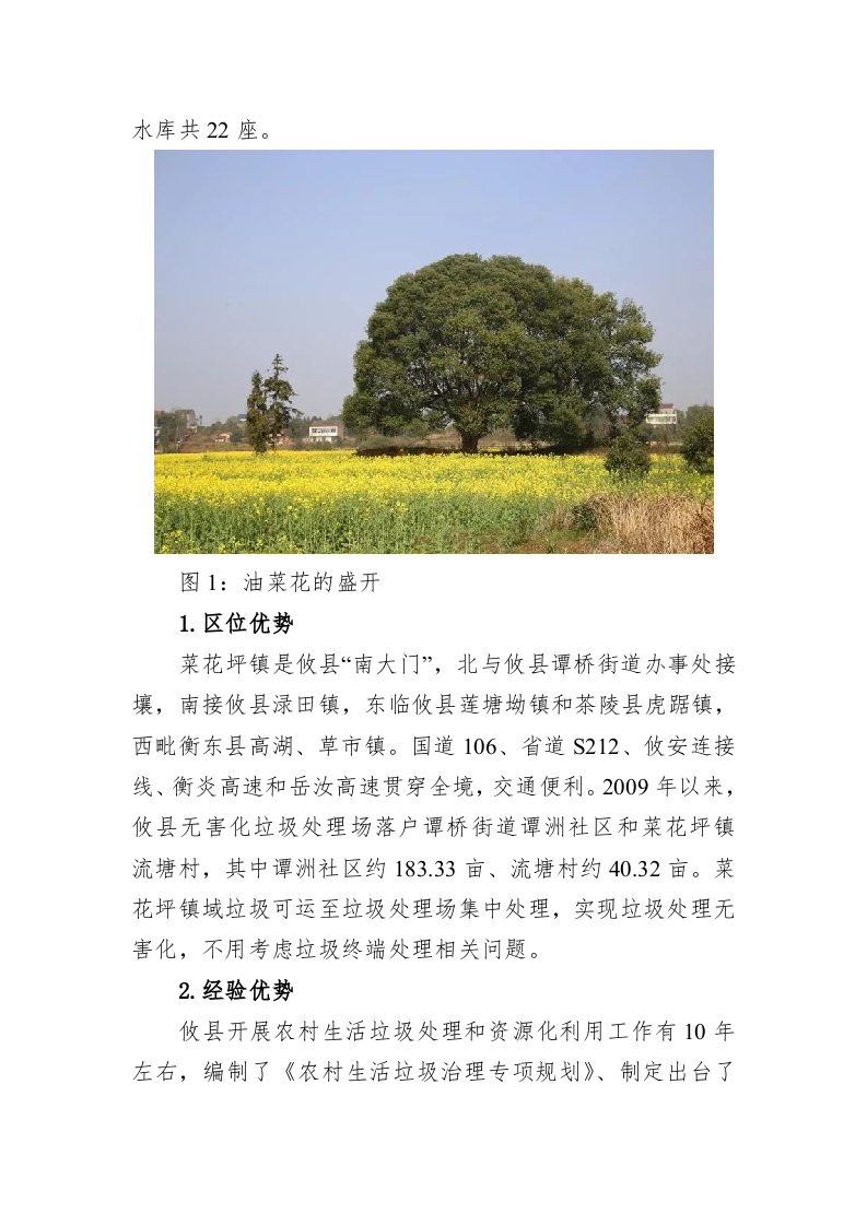 攸县菜花坪镇农村人居环境整治调研报告 第2页