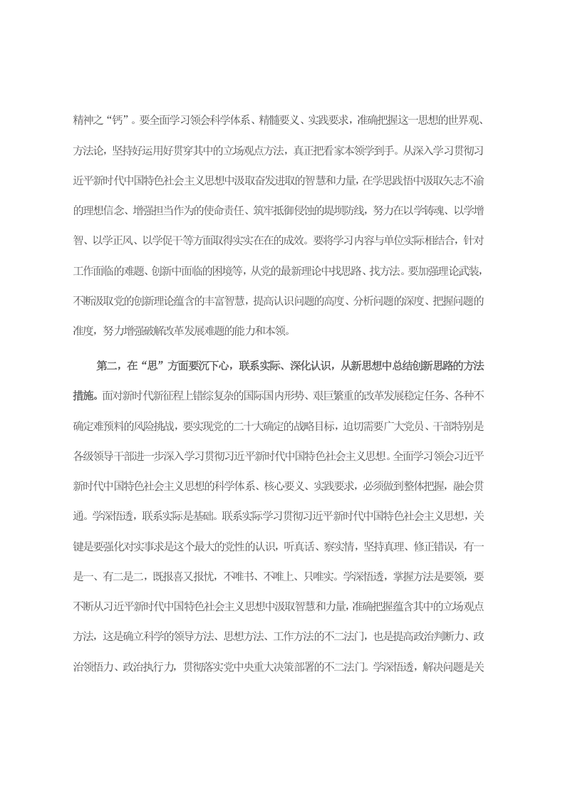 在2023年主题教育专题学习研讨会上的发言 第2页