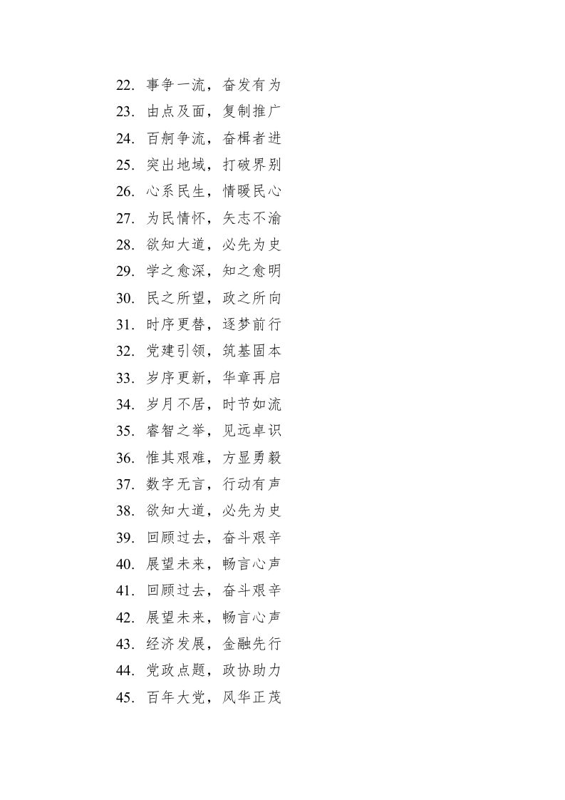 公文写作：写材料实用政协主题金句集锦（400句） 第2页