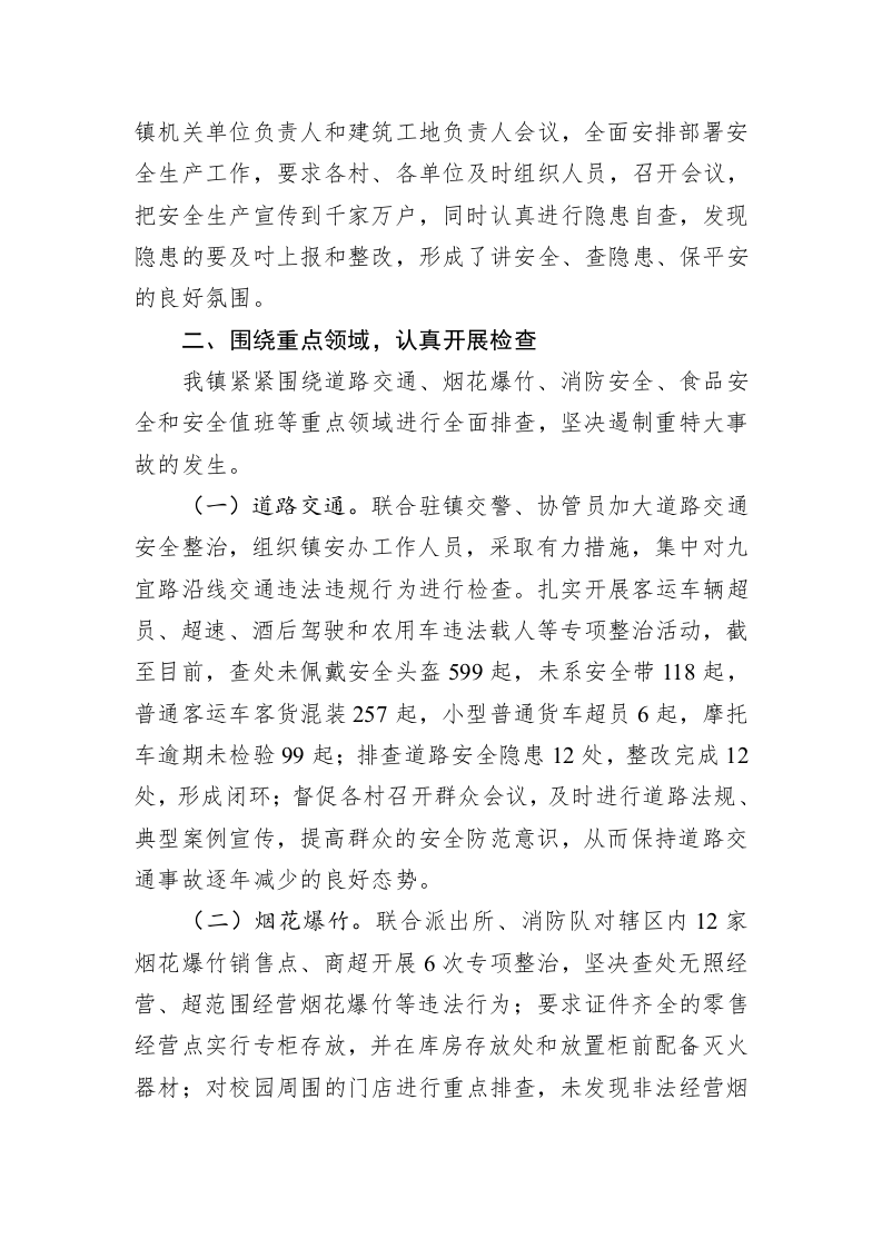 镇2023年安全生产半年工作总结 第2页