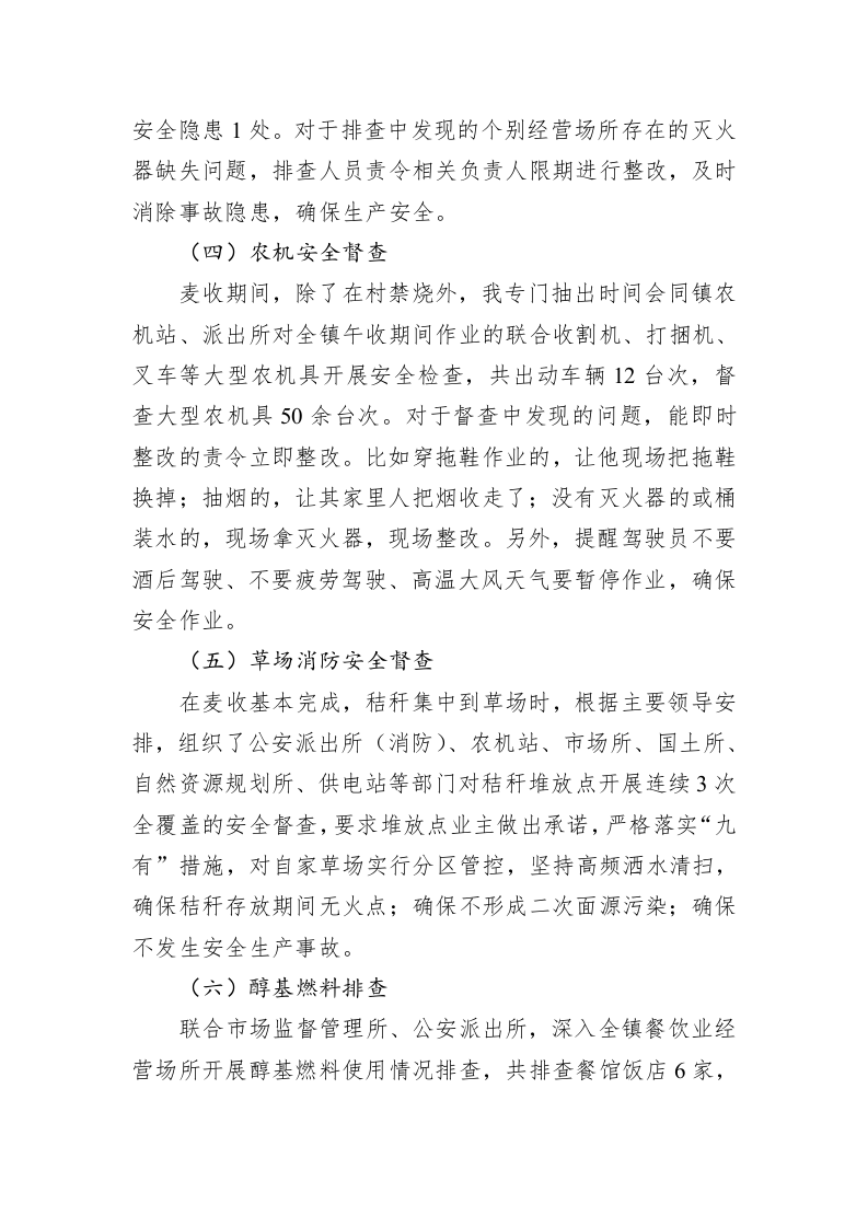 镇2023年上半年安全生产工作总结 第2页